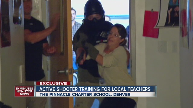 Teachers, staff at Denver metro charter school train to aggressively Teachers, staff at Denver metro charter school train to aggressively