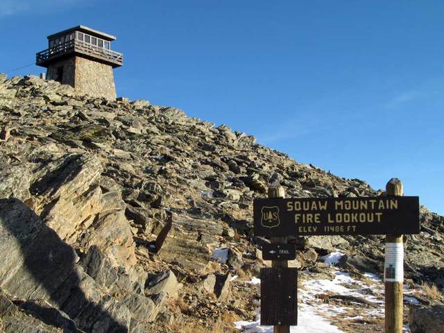 squaw mountain fire lookout tower spend the night in a fire lookout