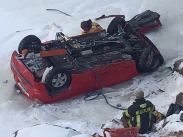 Barker reservoir driver died of hypothermia