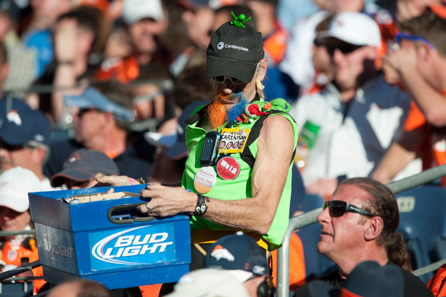 Captain Earthman through the ages: Rockies' most popular beer vendor