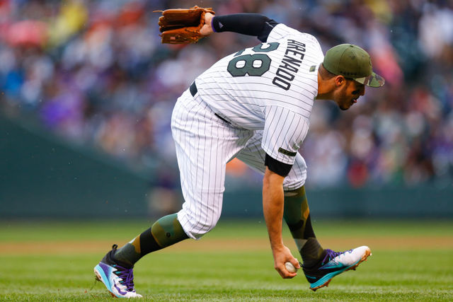 Braves return the favor, crush Rockies 10-4; x-rays on Arenado come back negative
