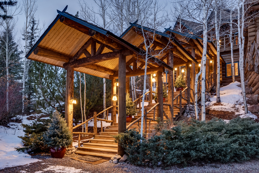 Colorado Dream Homes 13M Aspen home has luxurious log cabin feel