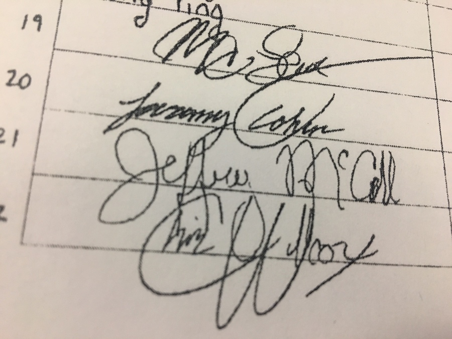 Company denies claims of signatures on petition but