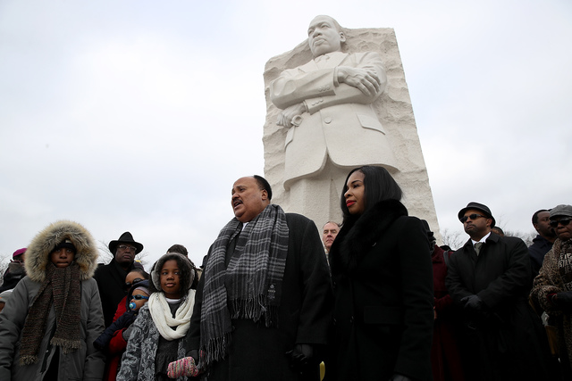 King children criticize Trump, decry racism on MLK holiday