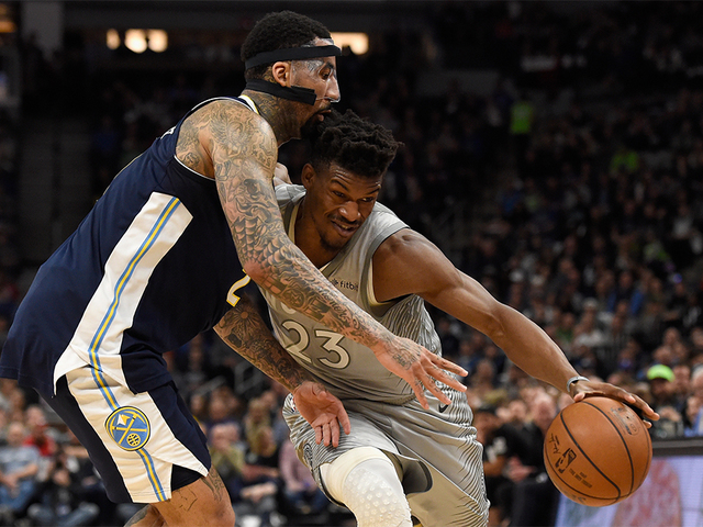Butler, Towns lead T-wolves past Nuggets in OT, to playoffs
