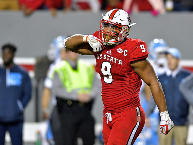 Broncos select NC State DE Bradley Chubb with their first round pick in the 2018 NFL Draft