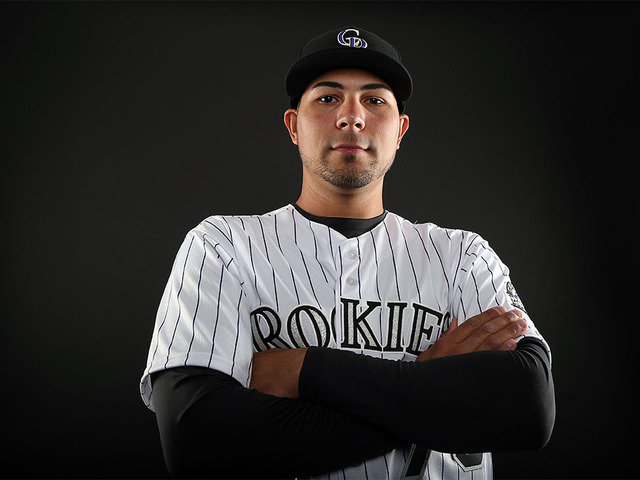 Rockies' Noel Cuevas takes one for the team, goes on coffee run in full uniform
