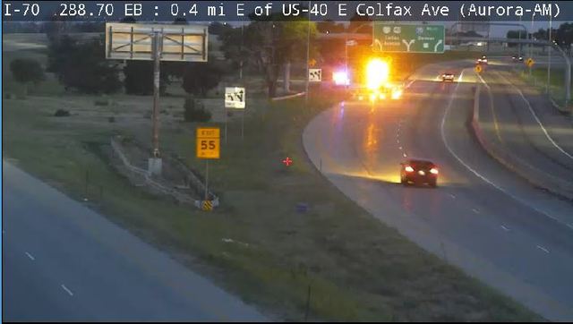 Deadly crash closes off-ramp from I-70 to East Colfax Avenue