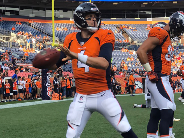 Broncos Case Keenum Embraces Pressure Of Regular Season Debut Broncos Case Keenum Embraces Pressure Of Regular Season Debut