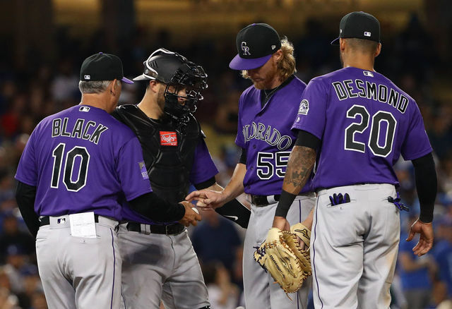 Dodgers top Rockies 8-2, move back into 1st in NL West