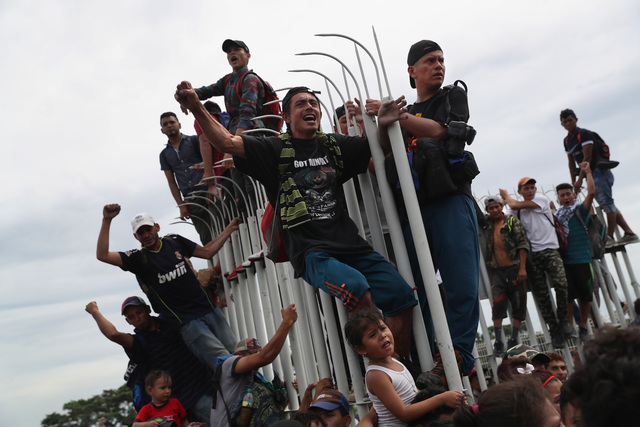 'We are hungry!" Migrants wail at Mexico-Guatemala border