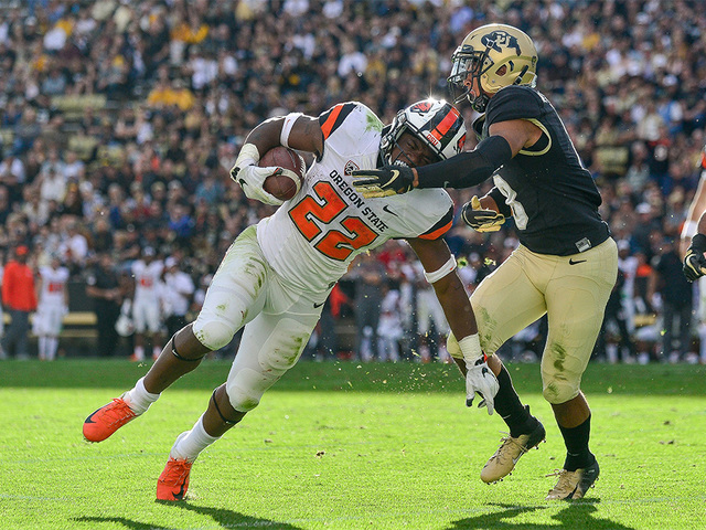 Oregon State rallies past Colorado 41-34 in overtime