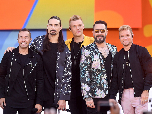 Backstreet Boys performing at Pepsi Center in August