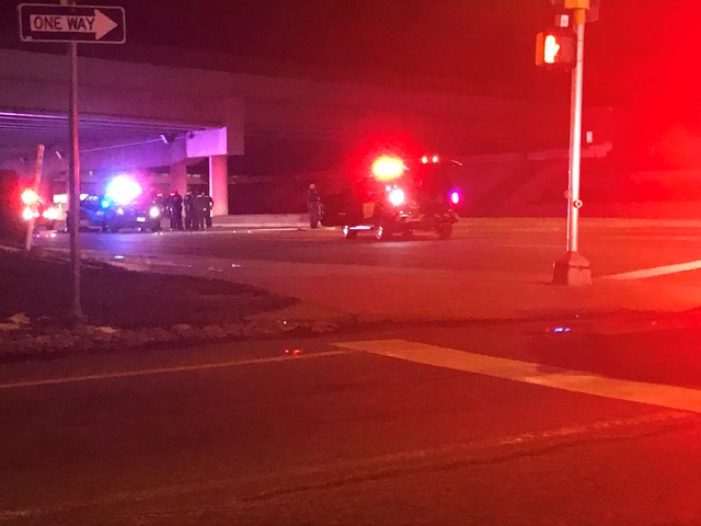 Chase with shots fired ends on Dry Creek at I-25